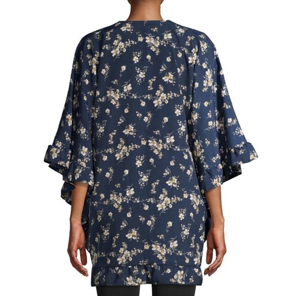 Floral Print Kimono  - Picture 3 of 6